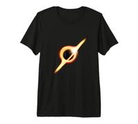 Science Geeks Black Universe Cool Event Horizon T-Shirt Haut de Gamme