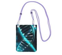 Science Gene - Sac à bandoulière pour téléphone portable - Pour femme et homme - Étanche - Mini sac à main pour téléphone portable - Petit sac à bandoulière avec sangle réglable - Pochette de voyage