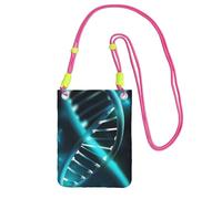 Science Gene - Sac à bandoulière pour téléphone portable - Pour femme et homme - Étanche - Mini sac à main pour téléphone portable - Petit sac à bandoulière avec sangle réglable - Pochette de voyage