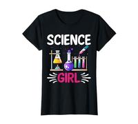 Science Girl STEM Biologie Chimie Physique Femme T-Shirt