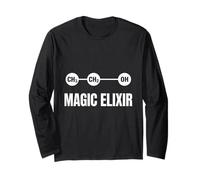 Science Humour Molécule Minimal Magic Elixir Design Manche Longue