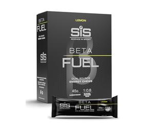 Science in Sport BETA Fuel Barres 6 x 60g Citron - Barres énergétiques véganes avec 46g de glucides, délicieuses barres comme source e d’énergie pour l’entraînement de force
