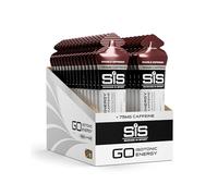 Science in Sport GO Energy Gel + Gel de caféine 30x60ml Double Espresso, Vegan - Gel avec 150mg de caféine & 22g de glucides, De l’énergie pour les sportifs d’endurance