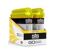 Science in Sport GO Gel Énergétique Isotonique 30 x 60ml Citron Jaune et Vert, Végan - Formulation Isotonique avec 22g de Glucides, Bonne Source d'Énergie, Alternative aux Boissons Isotoniques