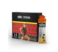 Science in Sport GO Gel Énergie Isotonique 15 x 60ml Orange, Vegan - Formulation isotonique avec 22g de glucides, bon apport d'énergie, alternative optimale aux boissons isotoniques