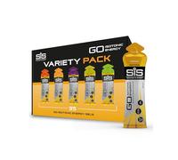 Science In Sport GO Isotonic Energy Gels, gels énergétiques pour la course avec 22g de Carbohydrates, faible en sucre, pack varié d'arômes assortis, 60ml par portion (lot de 35)