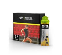 Science In Sport GO Isotonic Energy Gels, gels énergétiques pour la course avec 22g de glucides, faible teneur en sucre, saveur pomme, 60ml par portion (lot de 15)