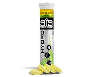 Science in Sport HYDRO Comprimés 20 pcs Ananas Mangue - Comprimés électrolytes vegan, comprimés effervescents pour équilibre eau-électrolytes (emballage peut varier)