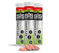 Science in Sport HYDRO Comprimés 3 x 20 pcs Fruits rouges - Comprimés électrolytes, vegan, comprimés effervescents pour équilibre électrolytique (emballage peut varier)