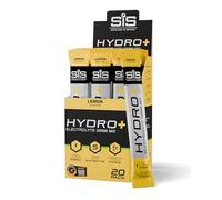Science in Sport Hydro+ Poudre Électrolyte, Citron, 20 Sachets | 5 Électrolytes Clés, Vitamines C, B6 et B12, Végan