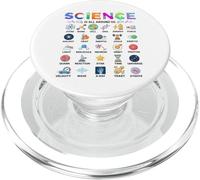 Science is All Around Us Alphabet A-Z STEM Enseignant étudiant PopSockets PopGrip pour MagSafe
