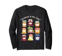 Science is My Jam Joli Pot STEM pour Enfants et Enseignants Manche Longue