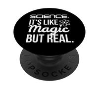 Science It's Like Magic But Real Chemistry Humour PopSockets PopGrip Adhésif