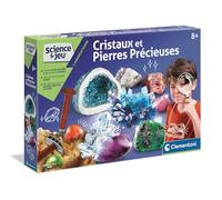 Clementoni - Kit scientifique Cristaux & pierres précieuses - Dès 8 ans - Multicolore
