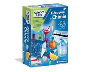 Science & Jeu Découvre la Chimie Kit Scientifique 50 Expériences Dès 8 Ans | Mélanges réactions et couleurs à observer en toute sécurité chez toi | initiation ludique | idée cadeau enfant curieux