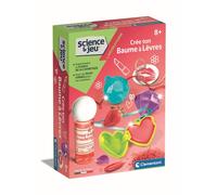 Clementoni | Science & Jeu - Crée Ton Baume à Lèvres Enfant 8 Ans+ | Coffret Cosmétique DIY avec Arôme Fraise | Jeu Scientifique Beauté Maison | Activité Fille à Réaliser en Famille | Kit Créatif