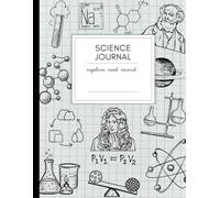 Science Journal: Chemistry: Half Blank Half Lined Composition Book for drawing, notes and narrations