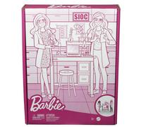 Science Labo HJY95 Coffret de Jeu Avec 2 Poupées,Banc Et 10 + Accessoire (Barbie