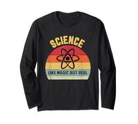 Science Like Magic But Real Science Teacher Graphics Geek Manche Longue