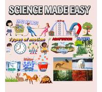 science made easy: Visual Charts & Simple Explanations for Physical, Life, Earth, and Human Body Science elementary and middle school