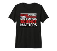 Science Matters Amoureux des Sciences Professeur de Sciences Chimie Nerd T-Shirt Haut de Gamme