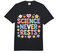 Science Never Rests Expérimentez Curious Nerd |- Comfort Colors Adult Heavyweight T-Shirt