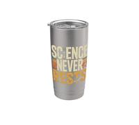 Science Never Rests Expérimentez Curious Nerd - Gobelet isotherme en acier inoxydable double paroi