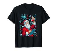Science Noël drôle Père Noël chimiste Scientifique Geek Noël T-Shirt