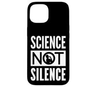 Science Not Silence - Design Militant icône féministe Coque pour iPhone 15