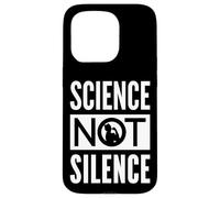 Science Not Silence - Design Militant icône féministe Coque pour iPhone 15 Pro