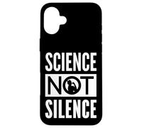 Science Not Silence - Design Militant icône féministe Coque pour iPhone 16 Plus