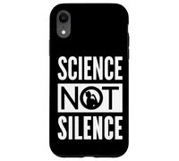 Science Not Silence - Design Militant icône féministe Coque pour iPhone XR
