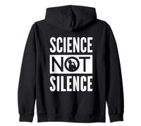 Science Not Silence - Design Militant icône féministe Sweat à Capuche
