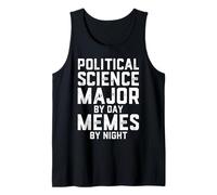Science Politique Major by Day Memes by Night Politics Meme Débardeur