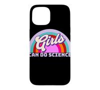 Science Rainbow Retro STEM Typographie Coque pour iPhone 15
