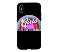 Science Rainbow Retro STEM Typographie Coque pour iPhone X/XS