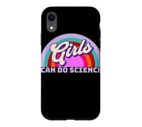 Science Rainbow Retro STEM Typographie Coque pour iPhone XR