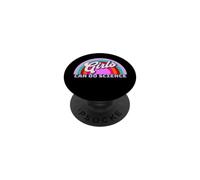 Science Rainbow Retro STEM Typographie PopSockets PopGrip Adhésif