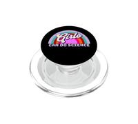 Science Rainbow Retro STEM Typographie PopSockets PopGrip pour MagSafe
