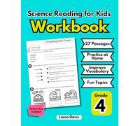 Science Reading for Kids Workbook 4th Grade Science Homeschool Curriculum Practice Workbook Vocabulary Comprehension