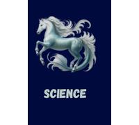 SCIENCE: School Subject Notebook with Mythical Water Horse Sea Kelpie Fantasy Cover