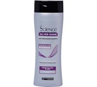 SCIENCE - Shampoing Déjaunissant Silver Shine, Éclat Sublimé pour cheveux blancs et gris, 300 mL - Lot De 4