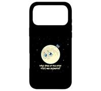 Science Space Moon Pourquoi Personne ne Visite Nerd Geek Ironic Coque pour iPhone 17 Pro Max