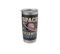 Science spatiale Café Planète Fusée Astronomie Gobelet isotherme en acier inoxydable double paroi