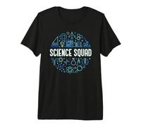 Science Squad - Design Vieilli pour scientifiques et Enseignants T-Shirt Haut de Gamme