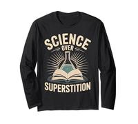 Science sur la Superstition Conception de pensée rationnelle Manche Longue