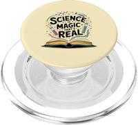 Science Teacher Science is Magic That's Real Funny STEM PopSockets PopGrip pour MagSafe