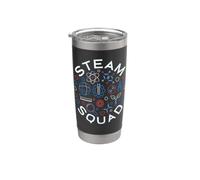 Science Tech Ingénierie Art et mathématiques - STEAM Squad Circle Gobelet isotherme en acier inoxydable double paroi