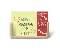 Science Technology City Mianyang Calendrier de bureau 2022 12 mois