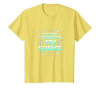 Science TS : Retirez-Vous, Je Vais Essayer la Science T-Shirt, Enfant, Citron, 4 Ans